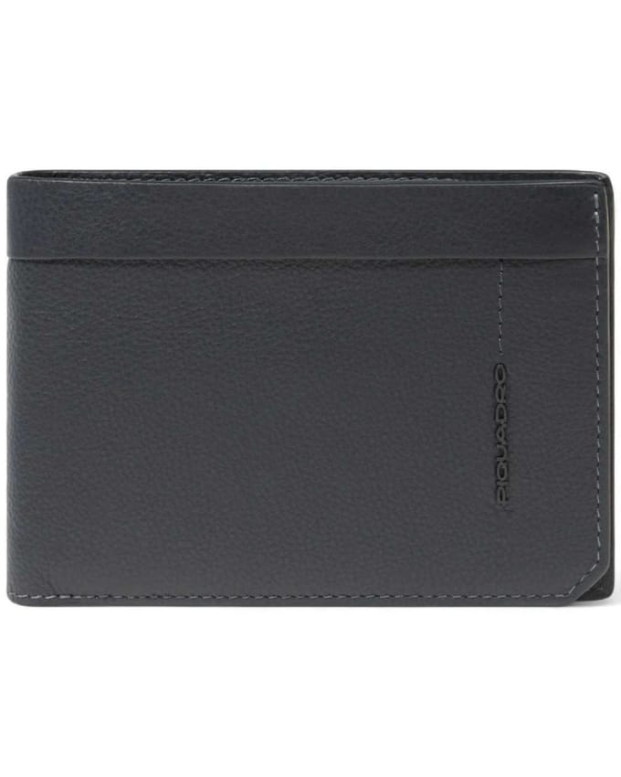 Piquadro Portfolio W137r Black Leather Man - PU1392W137R-N