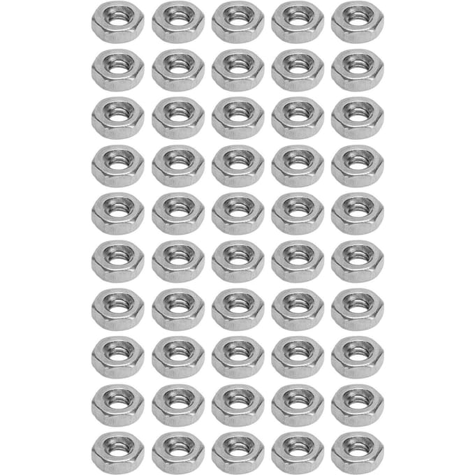 50 stuks zeskantmoeren A2?70 RVS Draadmoer Assortimentskit voor Industriële MachinesM2