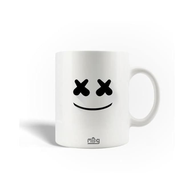 Mug - MANIACASE - Marshmello DJ - Céramique - 30cl - Noir - Compatible lave-vaisselle