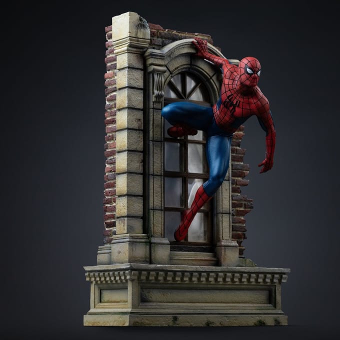 Iron Studios Spider-Man Brand New Day Spider-Man Art Scale 1/10 Statue