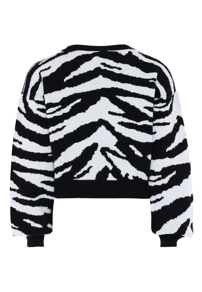 Mymo Jumper Dames zwart en wit