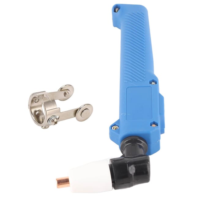 PT31 Plasma Snijkop Gebogen Handvat Handheld Plasma Snijbranderkop met Geleiderol