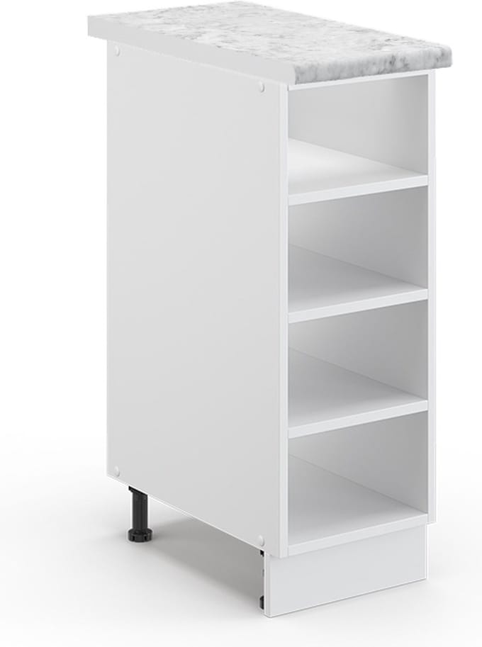 Vicco Fame-Line Keukenrek – 30 cm, WB Marmer Wit