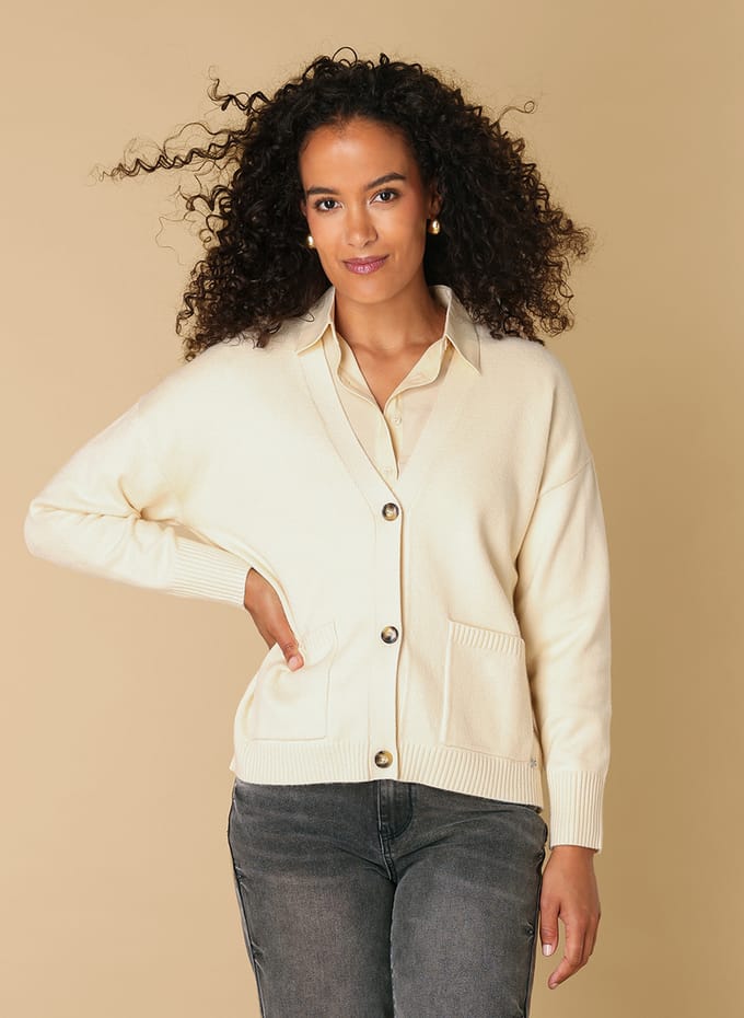 IVY BEAU Rebecca Cover ups - Cream - maat 46