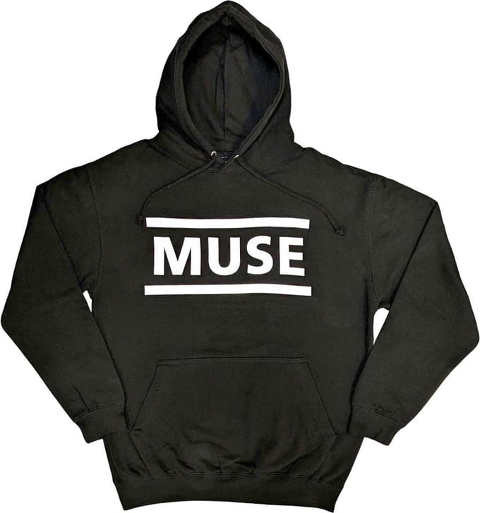 Muse - White Logo Hoodie/trui - XL - Zwart