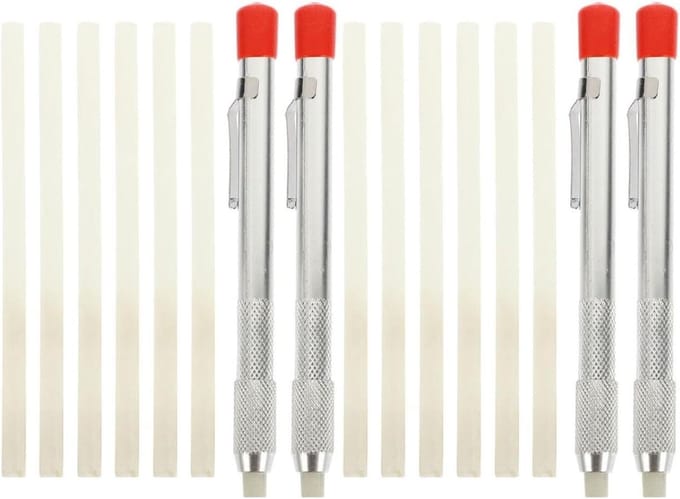 Speksteen Pen Set - Markeer Stiften - Materiaal Markeren - Gestructureerde Grip - 2 Sets - Zoals Afgebeeld