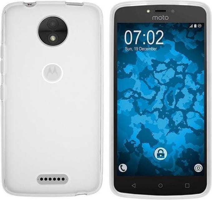 Mat transparant siliconen tpu hoesje Geschikt voor Motorola Moto C Plus