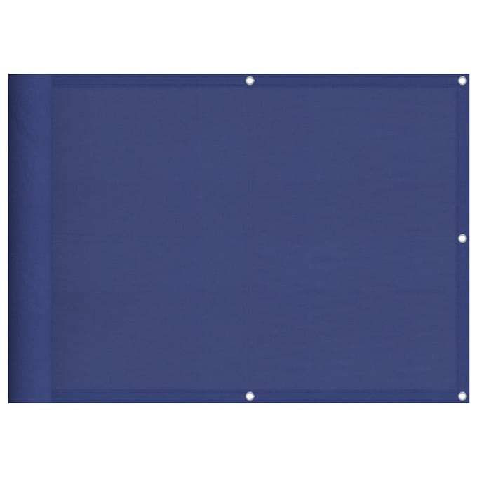 vidaXL - Balkonscherm - 75x700 - cm - 100% - oxford - polyester - blauw