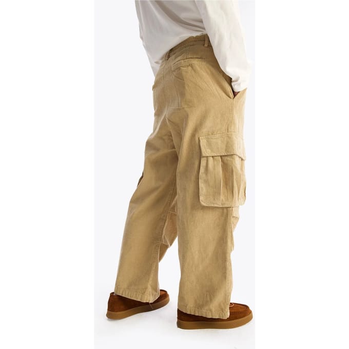 Heren Katoenen Gabardine Wijde Pantalon