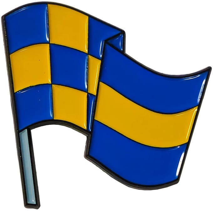Pin - Tilburgse Vlag - Pin- Carnavalskleding - Carnaval accessoires