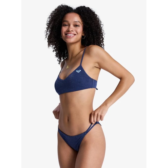 Roxy Shine Bralette Cheeky Bikini Blauw XL Vrouw