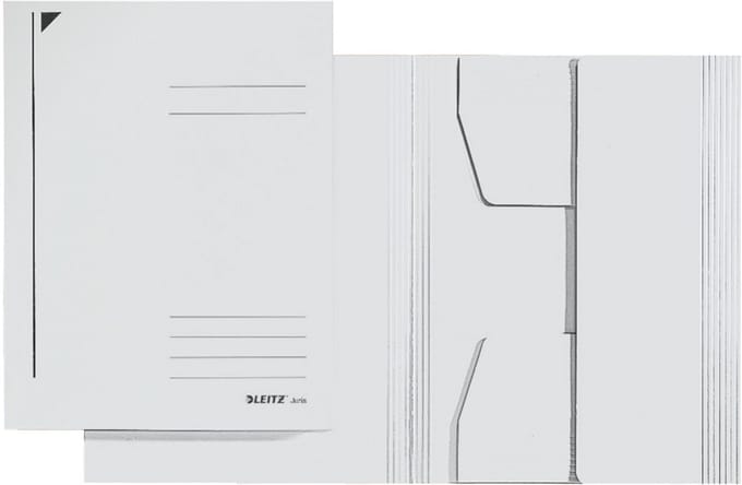 LEITZ dossiermap / jurismap, DIN A4, karton 430 g/m2, wit