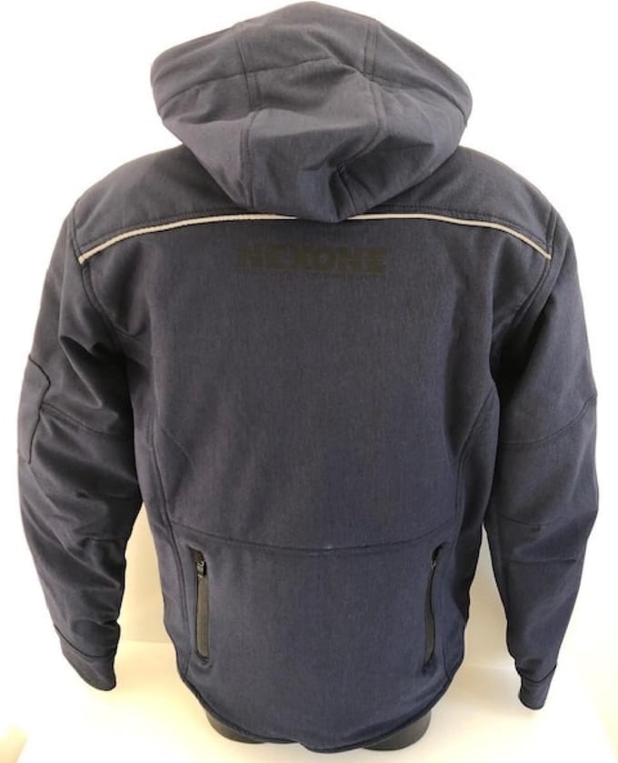 Blouson veste pour moto Homme Nexone Soft-Shell bleu Soft Shell Taille XL homologué CE