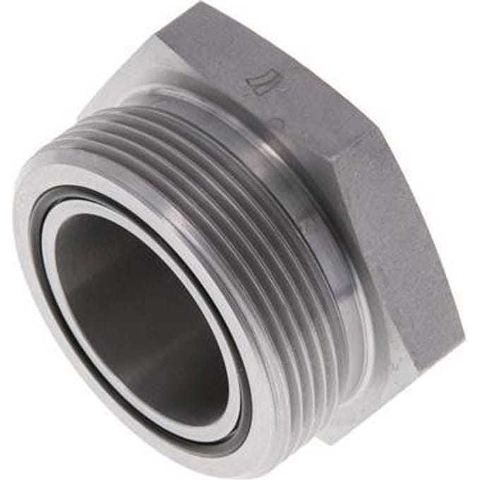 UN 2''-12 Verzinkt Stalen Plug ORFS 250 Bar - FL1-M-EZ-200U