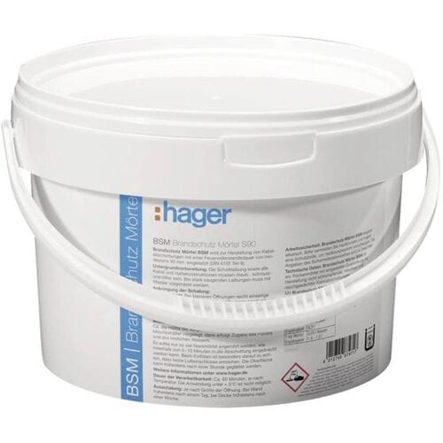 Hager BSM0003 Brandwerende mortel 3 kg