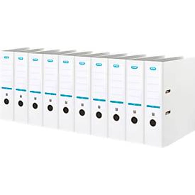 ELBA ordner Smart, A4, rugbreedte 80 mm, 10 stuks, wit