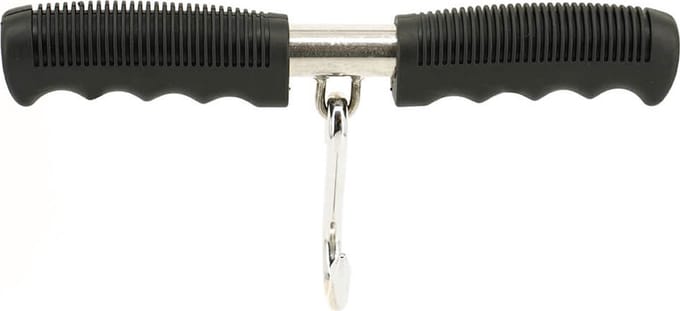RCG Weeghaak - Weegbeugel - Rubber en RVS - Zwart