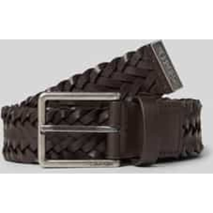 Riem van nappaleer in gevlochten look