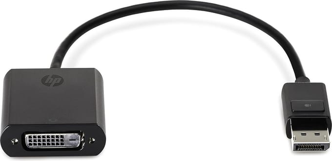 HP 752660-001 video kabel adapter DVI DisplayPort Zwart