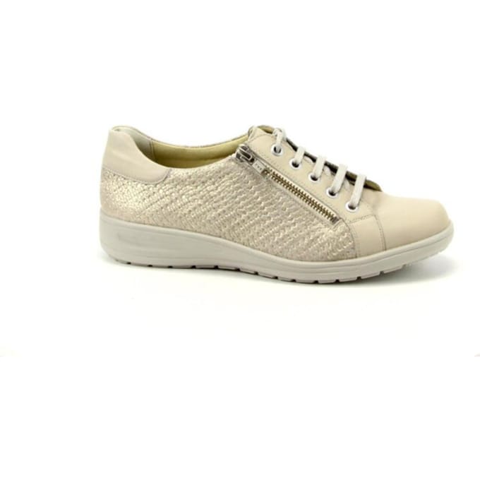 Dames Veterschoenen Solidus Heaven Fellini Downy Mat Lino Grijs - Maat 7