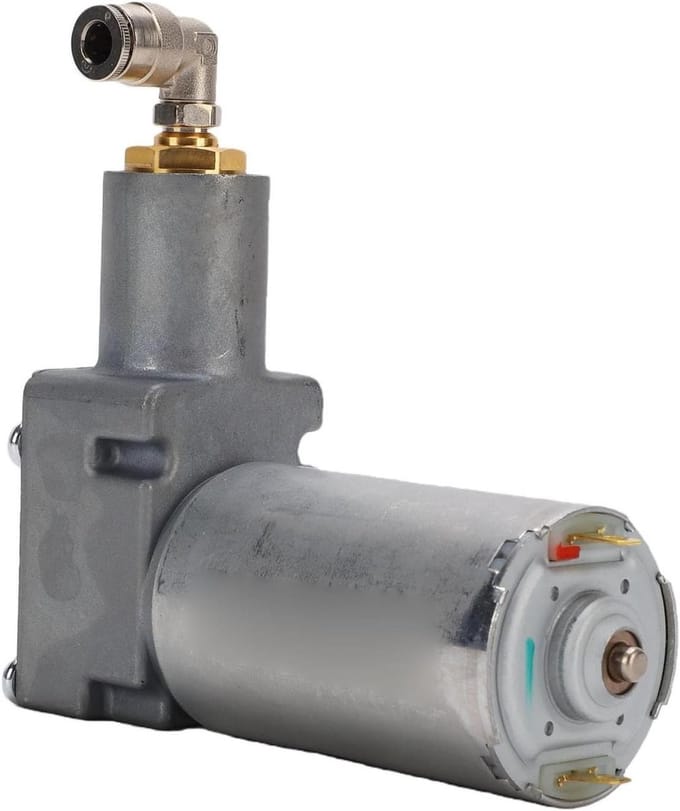 Luchtstoel Compressor - Stoelcompressor Vrachtwagen - Comfortabel Rijden - Stille Werking - 12V DC - Zwart