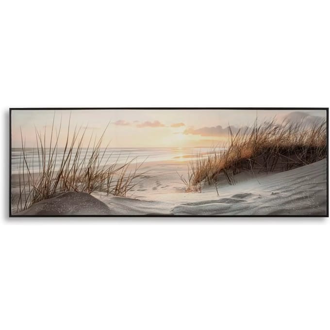 Schilderij On Canvas Beach Laquared With Frame -a 152×4×52 cm
