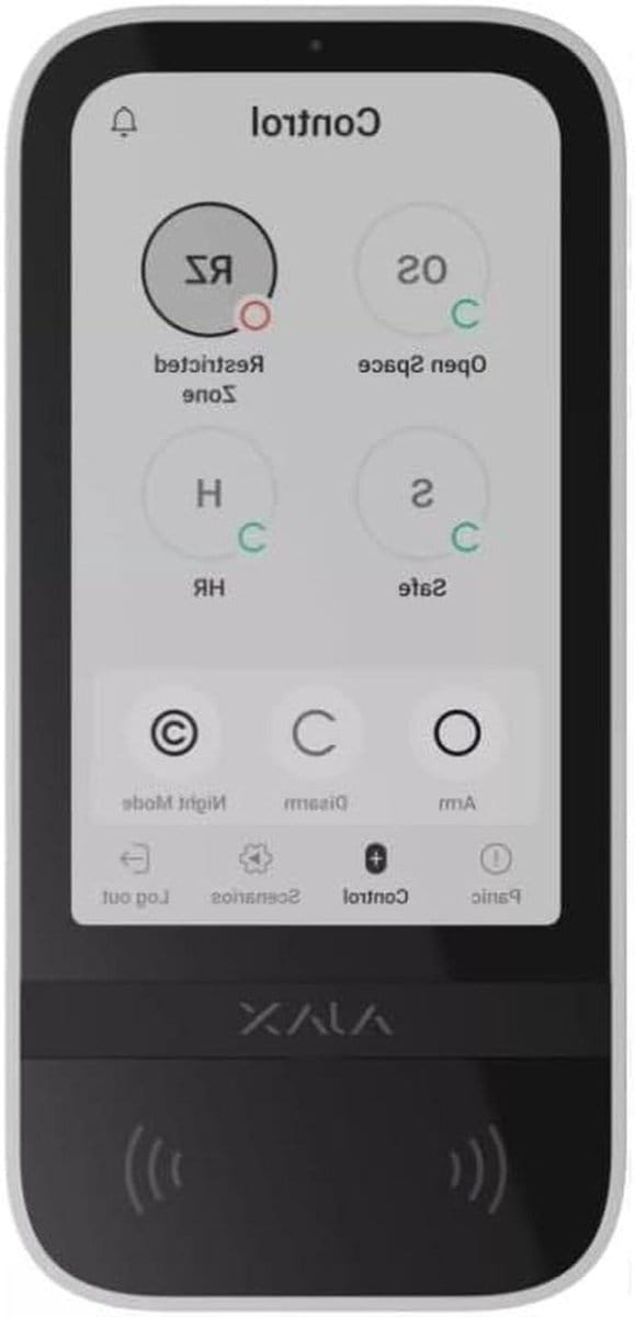 Touch Screen Bedienpaneel - Alarm Paneel - Huis Beveiligen - Digitaal Display - 1700 Meter Bereik - Wit