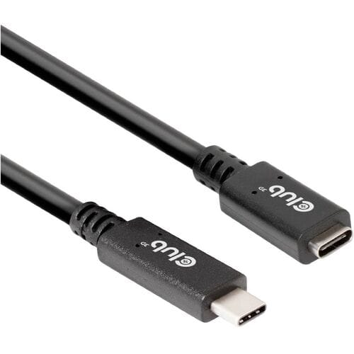 club3D CAC-1529 USB-C-kabel USB 3.2 Gen1 USB-C stekker, USB-C bus 2.00 m Zwart