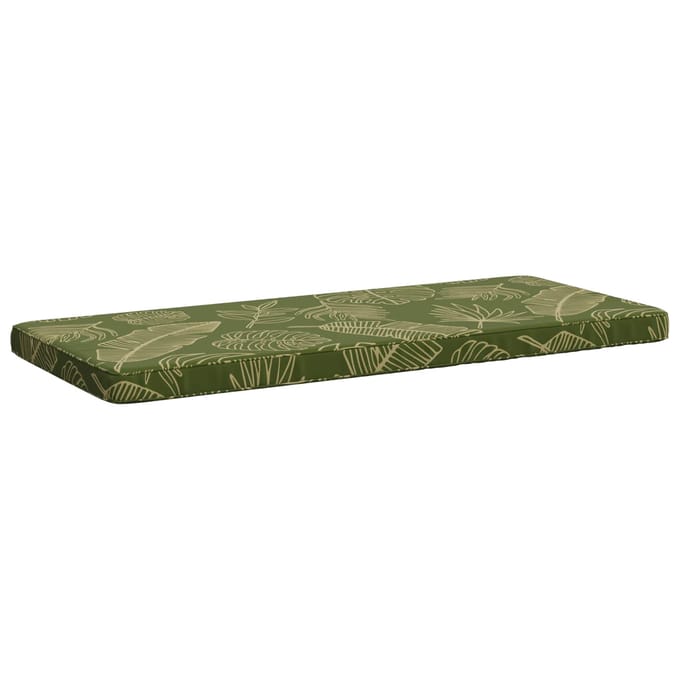 vidaXL - 1-delig - Bankkussen - VUGHT - 100% - Polyester - Blad - Design