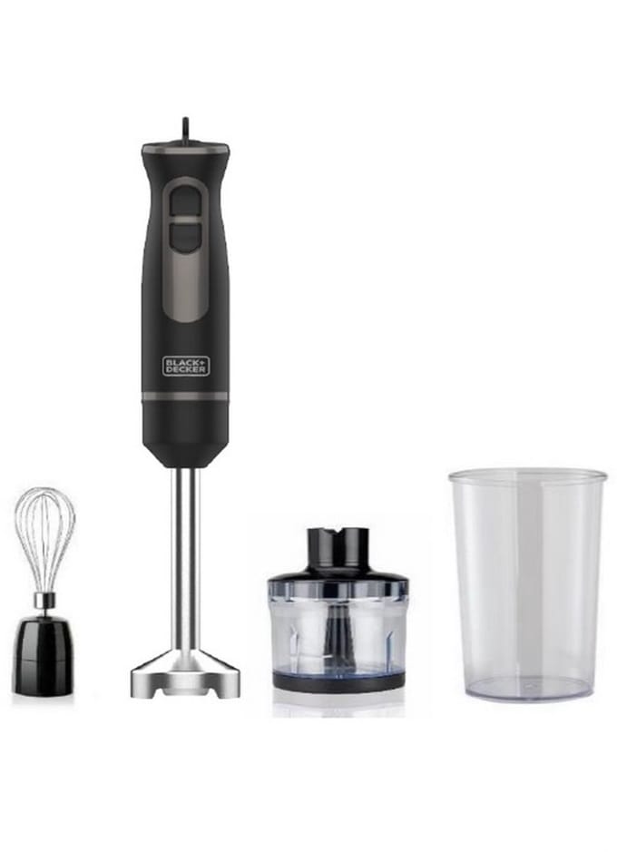 Black & Decker Hand blender Hand Blender 800W Black Accessories - 800 W