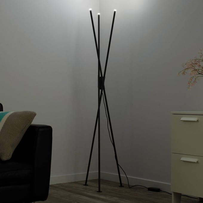 Q-Smart-Home Paul Neuhaus Q-PETER LED vloerlamp, RGB/CCT