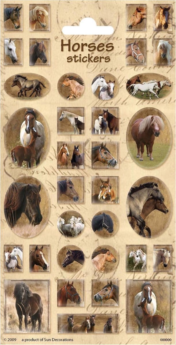 Totum - Horse sticker sheet