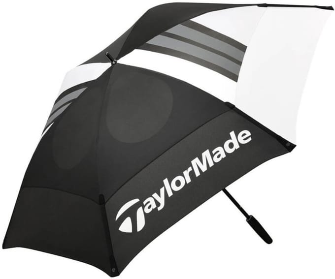 Taylormade 68 Double Canopy Tour Golfparaplu 2025 - Zwart Wit