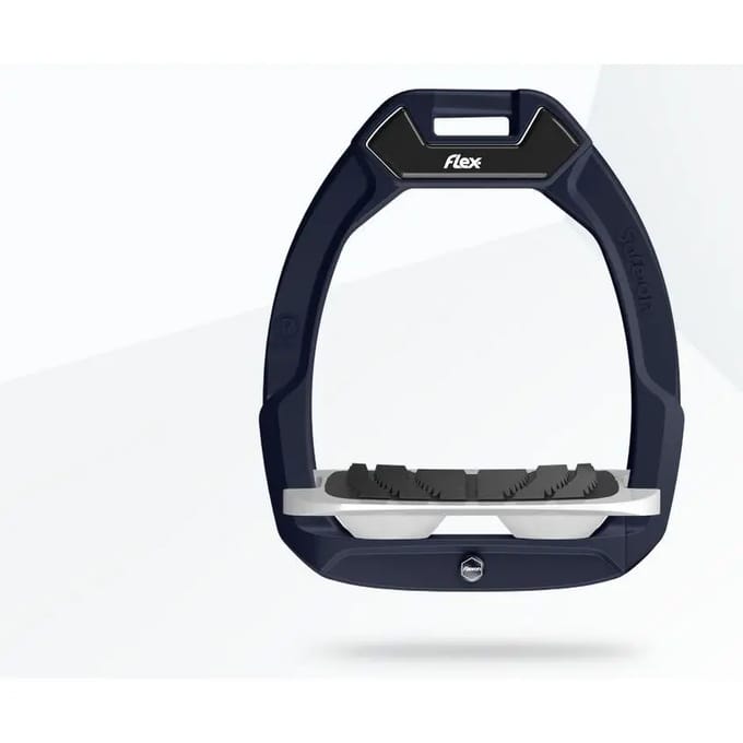 Veiligheidsstappers voor het paardrijden Gehoekt Grip Rood/Wit/Wit Flex-On Safe-On