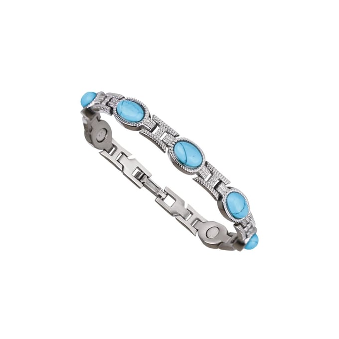 Magneet Armband Lady Turquoise - M