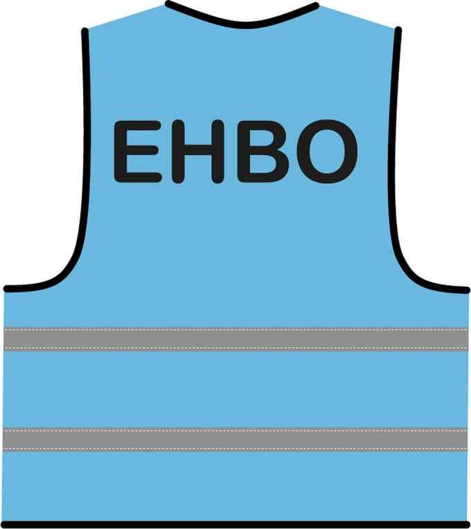 EHBO hesje lichtblauw