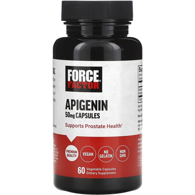 Force Factor, Apigénine, 50 mg, 60 gélules végétales