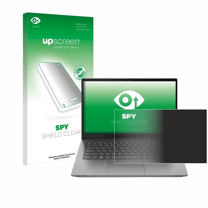 upscreen - privacy screenprotector voor Lenovo ThinkBook 14 Gen 2 - Folie Beschermfolie Blauwlichtfilter