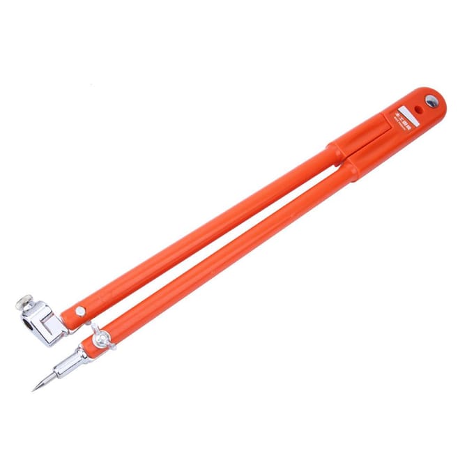 Houtbewerkingspasser Multifunctioneel Cirkeltekenaccessoire Industriele Cirkelmeter(40x150cm ) red
