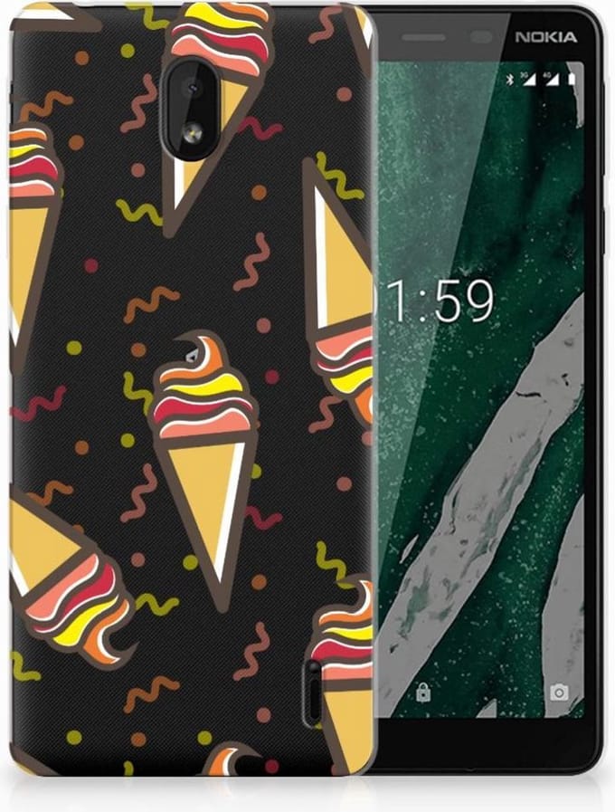 Nokia 1 Plus Siliconen Case Icecream