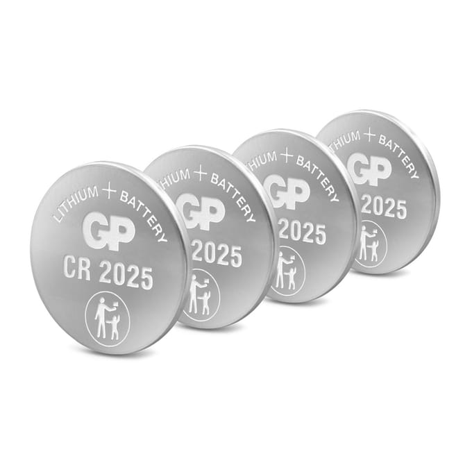 GP Lithium CR2025 Knoopcel Batterijen (4-pack)