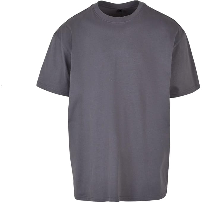 Build Your Brand - Heavy Oversized T-Shirt - Dark Grey maat S