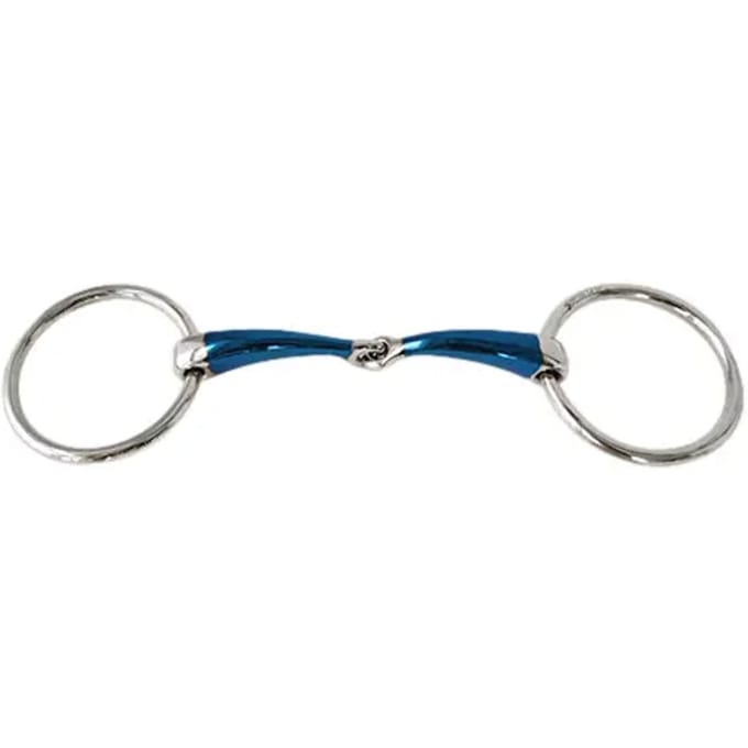 Mors simpel voor paard met gebogen mondring Sefton