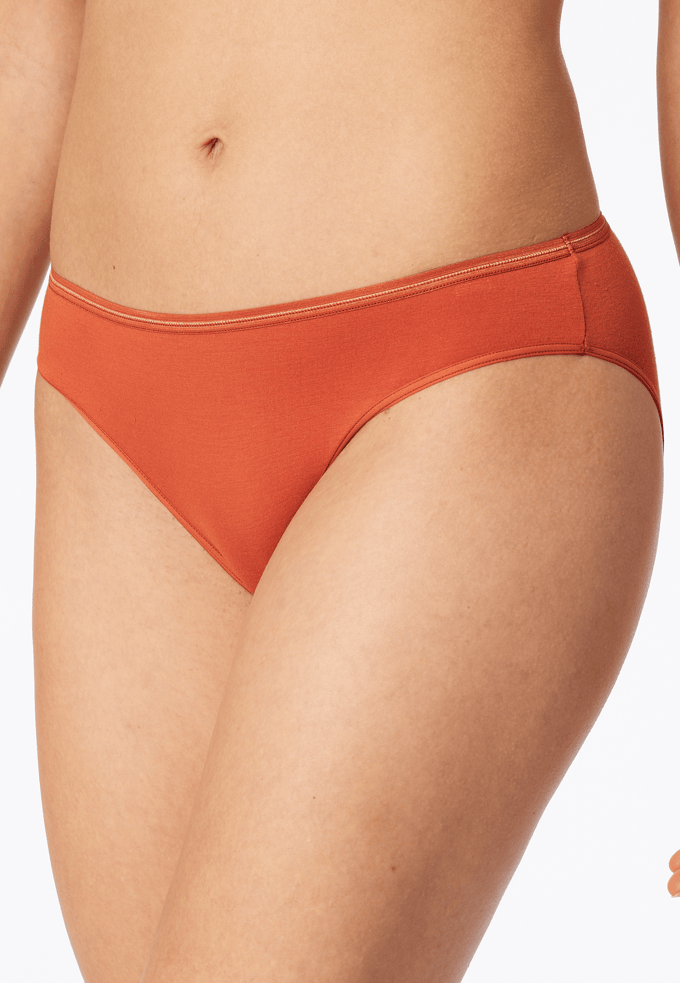 Tai-slips, set van 2, terracotta/crème - Modal Essentials 44
