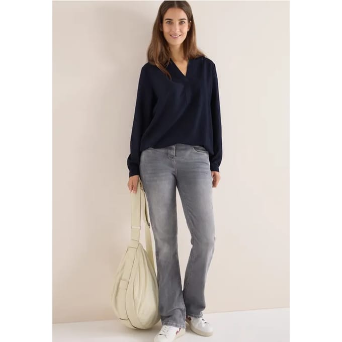 Blouse in effen kleur