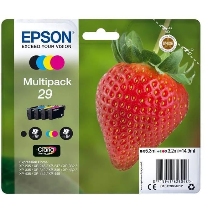 Epson 29 - Inktcartridge / Zwart / Geel / Magenta / Cyaan