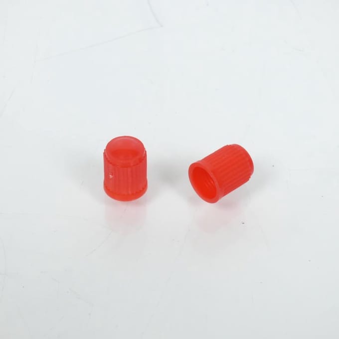 2 Bouchon de valve rouge pour mobylette Peugeot 103 Neuf cyclo cyclomoteur mob