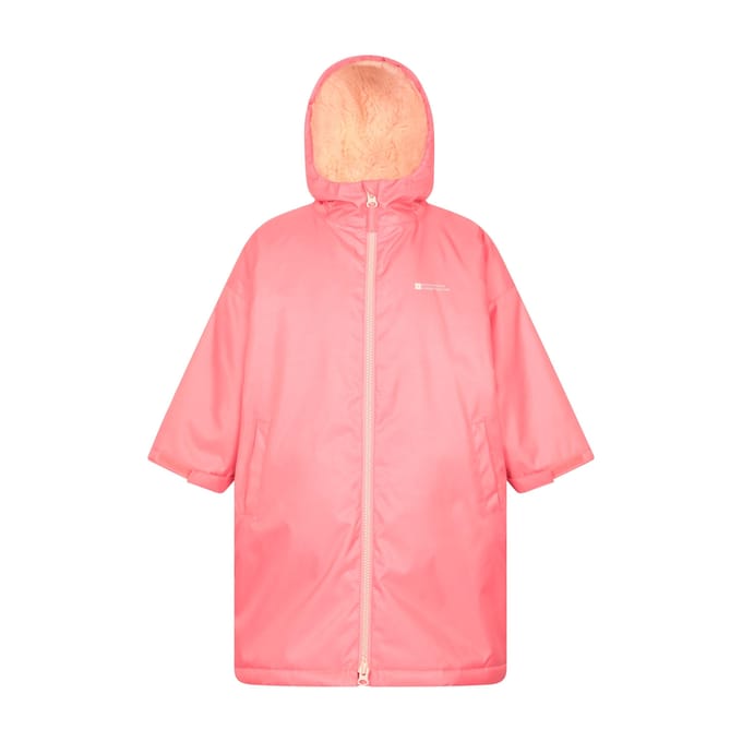 Mountain Warehouse Waterdichte badjas voor kinderen (Roze)