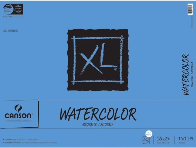 Aquarelpapier Pad Koudpers 18x24 Inch - 30 Vellen - 300 Grams