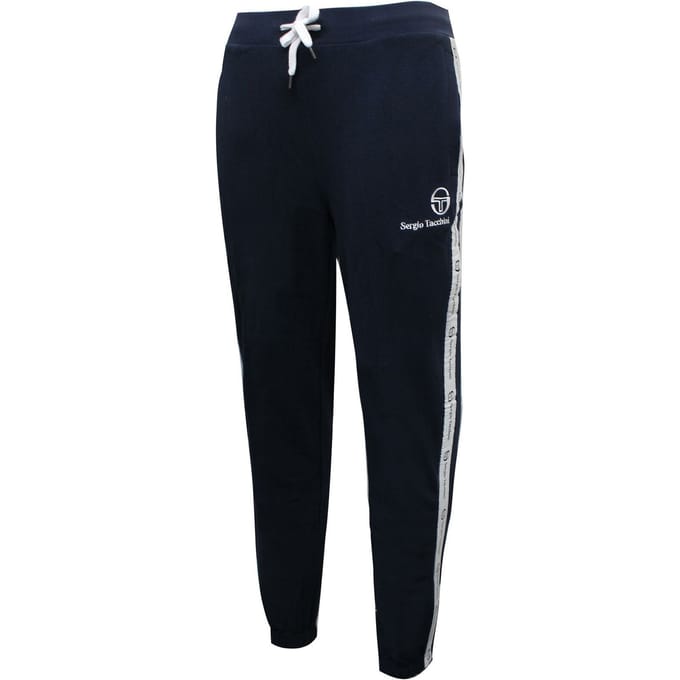Sergio Tacchini Stretch Taille Logo Navy Blauw Heren Track Broek 038559 204